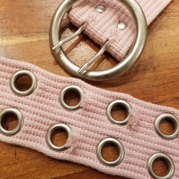Pink Grommet Belt - Picture 5 of 5